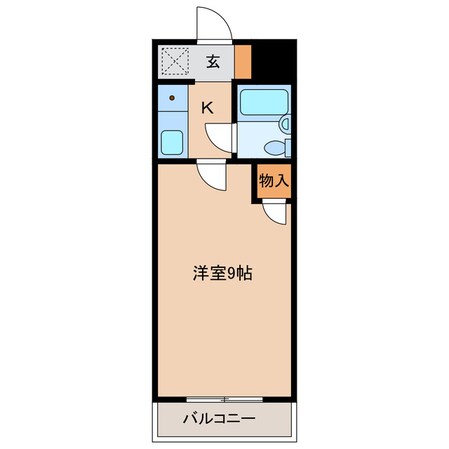 金吉ハイツの物件間取画像